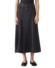 リーバイス レディース ボトムス スカート デニム Levis Womens Fit Flare Denim Skirt Cherish Th デニム