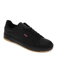 リーバイス メンズ シューズ スニーカー レース Levis Mens Carson Fashion Athletic Lace Up Sneakers Black Gum ブラックのサムネイル