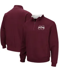 コロシアム メンズ アウター ジャケット・ブルゾン ロゴ Colosseumens Maroon Mississippi State Bulldogs Tortugas Logo QuarterZip Jacket Maroon マルーン