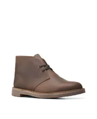 クラークス メンズ シューズ ブーツ・レインブーツ Clarks Mens Bushacre 3 Boots Dark Brown Leather ブラウン