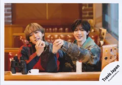 【中古】生写真(STARTO) Travis Japan/中村海人・七五三掛龍也/横型・上半身/シングル「Say I do / Tokyo Crazy Night」MV＆ジャケ写オフショット/公式生写真