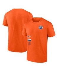 ファナティクス メンズ トップス Tシャツ Fanatics Mens Orange Edmonton Oilers Represent TShirt Orange オレンジ