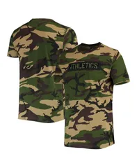 ニューエラ メンズ トップス Tシャツ New Era Mens Camo Oakland Athletics Club Tshirt Camo