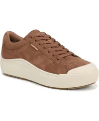 ドクター・ショール レディース シューズ スニーカー プラットフォーム レース Dr Scholls Womens Time Off Lace Up Platform Sneakers Dark Honey Faux Leather