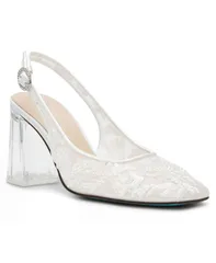 ベッツィジョンソン レディース シューズ パンプス アンクル Betsey Johnson Womens Ninah Slingback Ankle Strapumps IvoryClear アイボリー