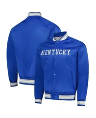 ミッチェルネス メンズ アウター ジャケット・ブルゾン サテン ジャケット Mitchell Ness Mens Royal Kentucky Wildcats Lightweight Satin Rのサムネイル