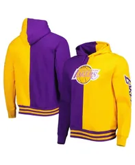 ミッチェルネス メンズ アウター パーカー・スウェット Mitchell Ness Mens Purple Gold Los Angeles Lakers Hardwood Classicsplitのサムネイル