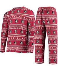コンセプツ スポーツ メンズ アウター ニット・セーター Conceptsport Mens Garnet Florida State Seminoles Ugly Sweater Knit Long