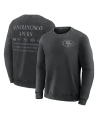 ファナティクス メンズ アウター パーカー・スウェット スウェット シャツ Fanatics Mens Black San Francisco 49ers Deep Route Pullover Swのサムネイル