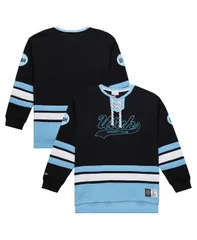 ミッチェルネス メンズ アウター パーカー・スウェット スウェット シャツ レース Mitchell Ness Mens Black Utah Mammoth Heritage LaceUp Pullのサムネイル