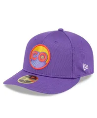 ニューエラ メンズ アクセサリー 帽子 New Era Mens Purple Colorado Rockies 2025 City Connect Batting Practice Low Profile 59FIFTY Fitted Hat Purple