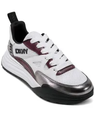 ダナ キャラン ニューヨーク レディース シューズ スニーカー レース DKNY Womens Zanira Lace Up Sneaker WhiteNickel ホワイトのサムネイル