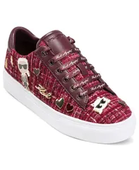 カール ラガーフェルド レディース シューズ スニーカー KARLAGERFELD PARIS Womens Cate Pinsneakers Wine ワインのサムネイル