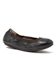 ランズエンド レディース シューズ パンプス レザー Lands End Womens Comfort Slip On Leather Ballet Flats Black ブラックのサムネイル