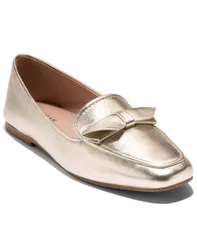 コールハーン レディース シューズ パンプス ローファー Cole Haan Womens Payson Soft Bow Slip On Loafersoft Gold Leather ゴールド