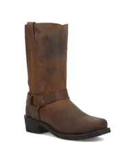 ディンゴ メンズ シューズ ブーツ・レインブーツ レザー Dingo Mens Dean Leather Harness Boot Dark brown ブラウン
