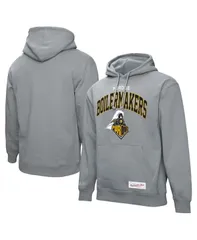 ミッチェルネス メンズ アウター パーカー・スウェット パーカー Mitchell Ness Mens Heather Gray Purdue Boilermakers Classic Arch Puのサムネイル