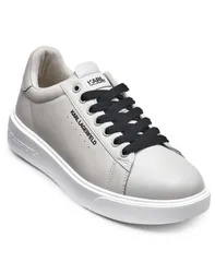 カール ラガーフェルド メンズ シューズ スニーカー ロゴ KARLAGERFELD PARIS Mens Logo PlainToe Sneakers Cementのサムネイル