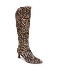 ナチュライザー レディース シューズ ブーツ・レインブーツ Naturalizer Womens Deesha Knee High Dress Boots Narrow Regular Wide ExtraWide Calf Leopard Print Sue