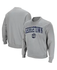 コロシアム メンズ アウター パーカー・スウェット クルーネック スウェット シャツ ロゴ Colosseum Mens Georgetown Hoyas Arch and Logo Crew Neck Sweatshirt Gray グレー