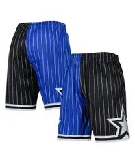 ミッチェルネス メンズ ボトムス ハーフパンツ・ショーツ ショートパンツ Mitchell Ness Mens Blue Black Orlando Magic Hardwood Classics 1のサムネイル