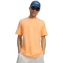 アンダーアーマー メンズ トップス Tシャツ グラフィック Under Armour Mens Icon Graphic TShirt Orange Bloc Light HeatherOrange Bloc ヘザー