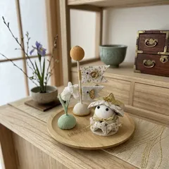 端午の節句 　ちりめん細工　つまみ細工　 置き飾り 鯉のぼり・兜・菖蒲 3点セット　ハンドメイド