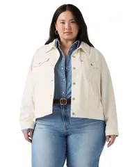 リーバイス レディース アウター ジャケット・ブルゾン コットン デニム Levis Womens Original Cotton Denim Trucker Jacket Blank Impact デニム