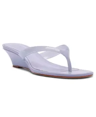 シュッツ レディース シューズ スリッポン・ローファー サンダル Schutz Womens Roslyn SlipOn Wedge Sandals Lavander Sky Translucido