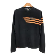 HARLEY DAVIDSON ハーレーダビッドソン コットン ニット セーター ブラック (メンズ M) 中古 古着 S4219のサムネイル