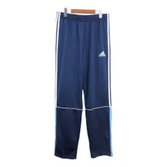 00年代 adidas アディダス ジャージ トラックジャケット＆パンツ セットアップ ネイビー (メンズ M) 中古 古着 S4962のサムネイル