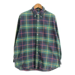RALPH LAUREN ラルフローレン BLAKE ボタンダウンシャツ チェック マルチカラー (メンズ XL) 中古 古着 S5127