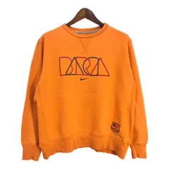 NIKE ナイキ FCバルセロナ スウェット プロチーム スポーツ オレンジ (メンズ XL) 中古 古着 S5507