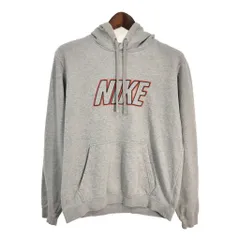 NIKE ナイキ スウェット パーカー スポーツ ロゴ グレー (メンズ M) 中古 古着 S5654のサムネイル