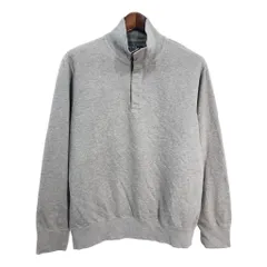 Polo by Ralph Lauren ポロ ラルフローレン ハーフジップ スウェット グレー (メンズ L) 中古 古着 S5712