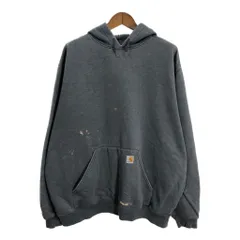 Carhartt カーハート スウェット パーカー 大きいサイズ グレー (メンズ 2XL) 中古 古着 S6020