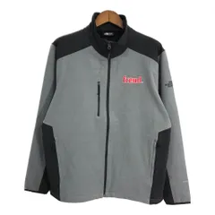 THE NORTH FACE ノースフェイス WINDWALL ソフトシェルジャケット アウトドア グレー (メンズ XL) 中古 古着 S6069