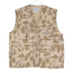 carhartt カモフラージュ柄 メッシュベスト Sサイズ - メルカリ