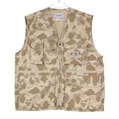 新品 carhartt WIP カーハート ワークインプログレス IRWIN VEST I034505-25S1 アーウィン ベスト ベスト カモ ダック デザート トップス 迷彩 サイズL Aprz