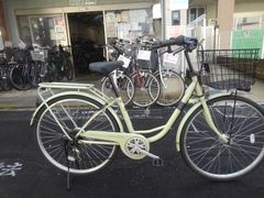 引き取り限定！(名古屋市昭和区) 中古自転車4054 前後タイヤ新品 