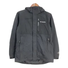 Columbia コロンビア OMNI-TECH マウンテンパーカー アウトドア ブラック (メンズ S) 中古 古着 S6216