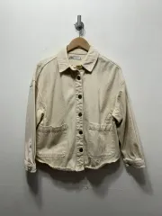 ZARA ザラ アイボリー デニム ショート ジャケット 26