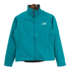 THE NORTH FACE ノースフェイス ソフトシェルジャケット ターコイズブルー (レディース M) 中古 古着 S6610