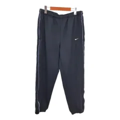 00年代 NIKE ナイキ トラックパンツ スポーツ ネイビー (メンズ L) 中古 古着 S7015のサムネイル