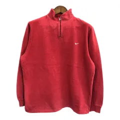 00年代 NIKE ナイキ ハーフジップ スウェット スポーツ レッド (メンズ M) 中古 古着 S7060