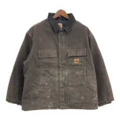 Carhartt カーハート トラディショナルコート ダック ワークジャケット ブラウン (メンズ 2XL) 中古 古着 S7349
