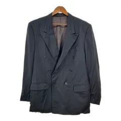 HUGO BOSS ヒューゴボス ダブルブレスト テーラードジャケット ブラック (メンズ XL相当) 中古 古着 S7402のサムネイル