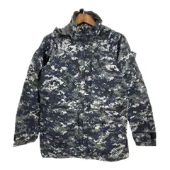 米軍実物 U.S.NAVY NWU type1 GORE-TEXパーカー ミリタリー ネイビー (メンズ SMALL REGULAR) 中古 古着 S7734