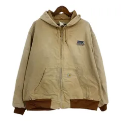 Carhartt カーハート アクティブジャケット ワークジャケット 大きいサイズ ワーク ベージュ (メンズ 4XL) 中古 古着 S7762
