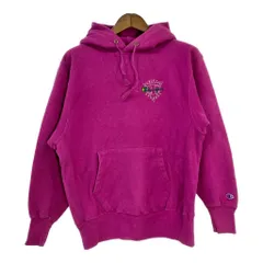 90年代 USA製 Champion チャンピオン REVERSE WEAVE リバースウィーブ スウェット パーカー ピンク (メンズ LARGE) 中古 古着 S7879のサムネイル